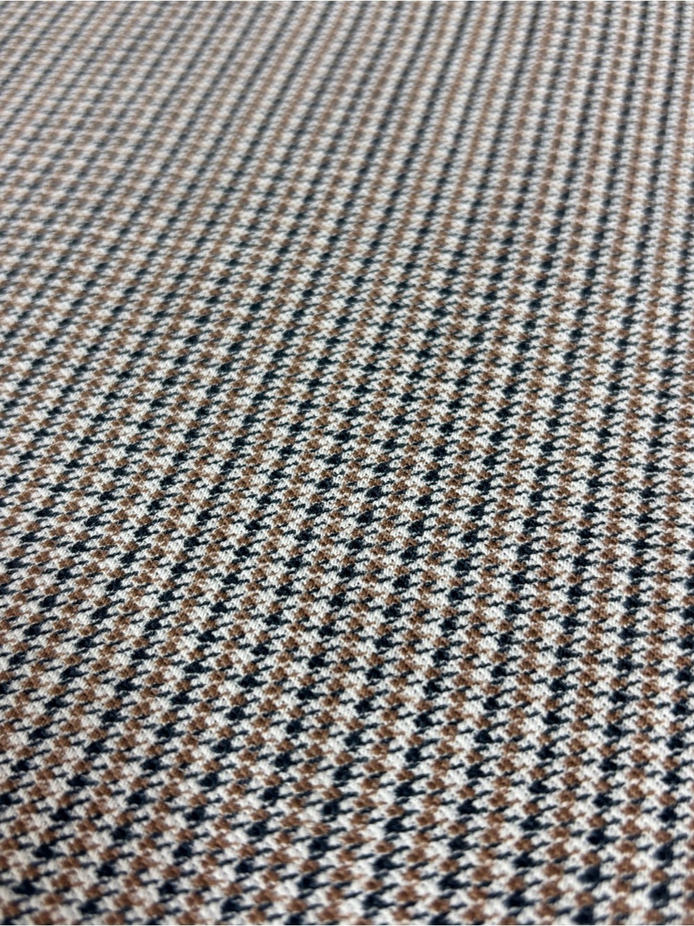 Denim & Flower Ricky Singh Preppy Mod Houndstooth Polo Shirt M - Picture 4 of 10